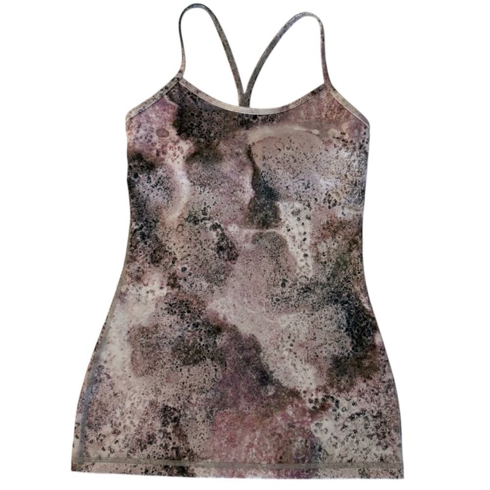 Lululemon Power Y Tank Top in Sugar Crush Sz 4